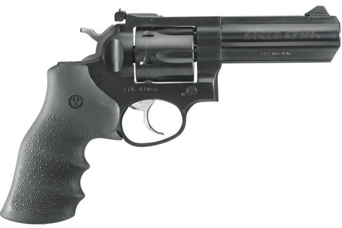 Ruger GP100 4" 6 RDS 357 MAGNUM / 38 SPECIAL BLUED DA/SA REVOLVER GP141-C MPN: 1702 UPC: 736676017027