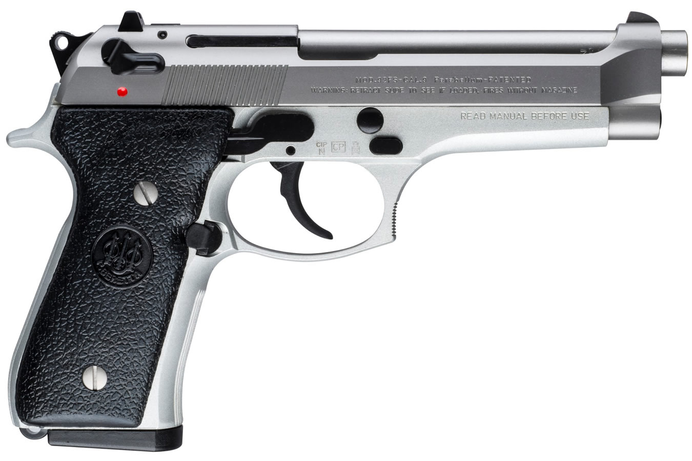 thumbnail image 2 of Beretta 92FS INOX 9mm Slide Assembly – OEM Stainless Steel, USA Made (Slide Only) 2 of 2