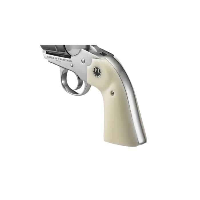 Ruger Bisley Vaquero Stainless Steel Ivory Grips Single Action Revolver 5.5" 6 RDS 45 Long Colt MPN: 5129 UPC: 736676051298 - Image 3