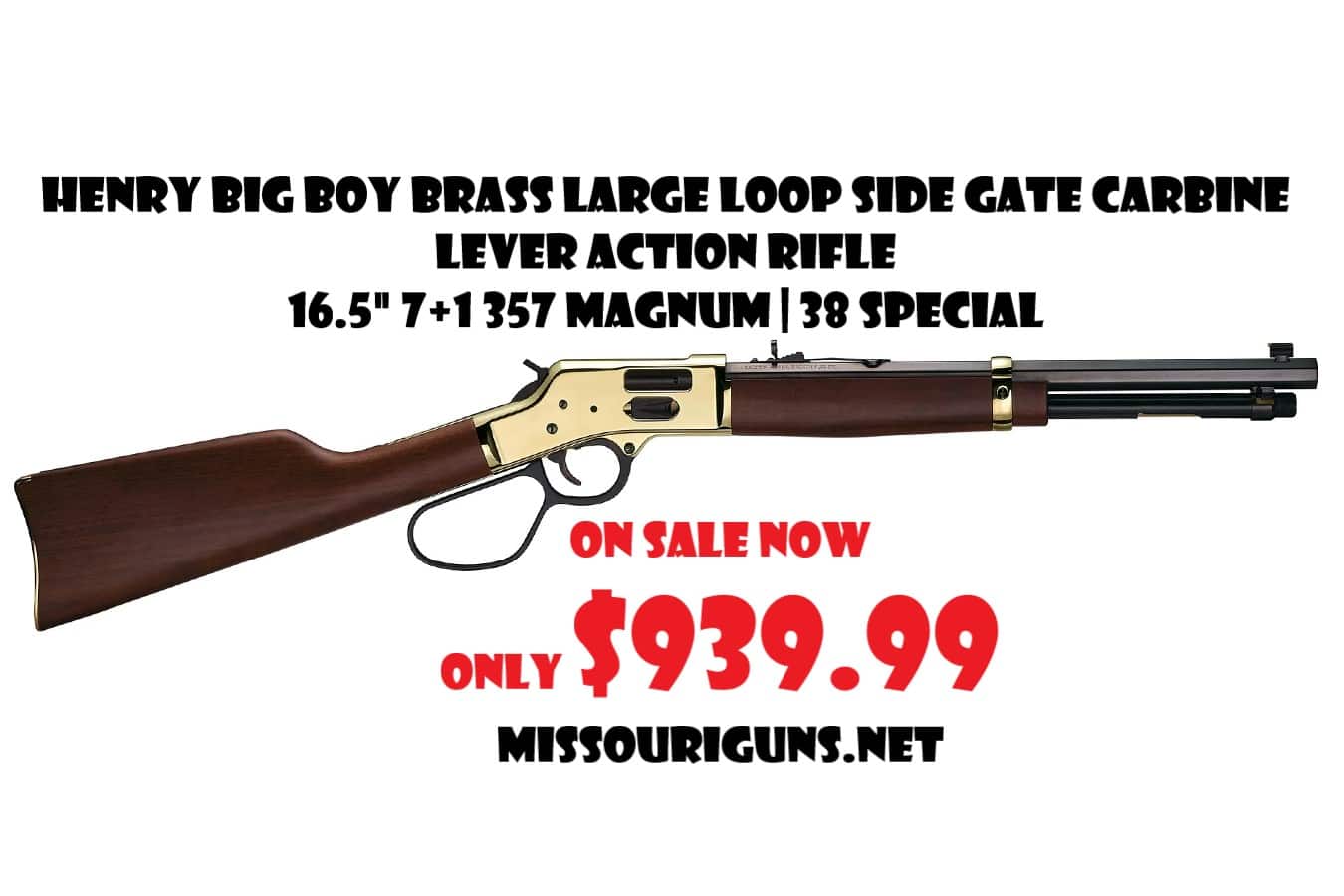 Side Gate Lever Action Rifle