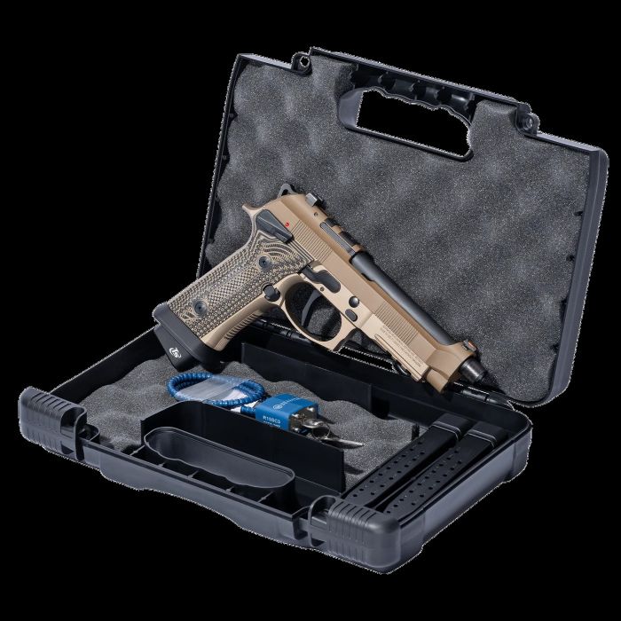 Beretta 92XI SAO Sabbia FDE Optics Ready Threaded Semi-Auto Pistol 4.7" 22+1 9MM MPN: J92XFMSA21SAB UPC: 082442988016 - Image 3