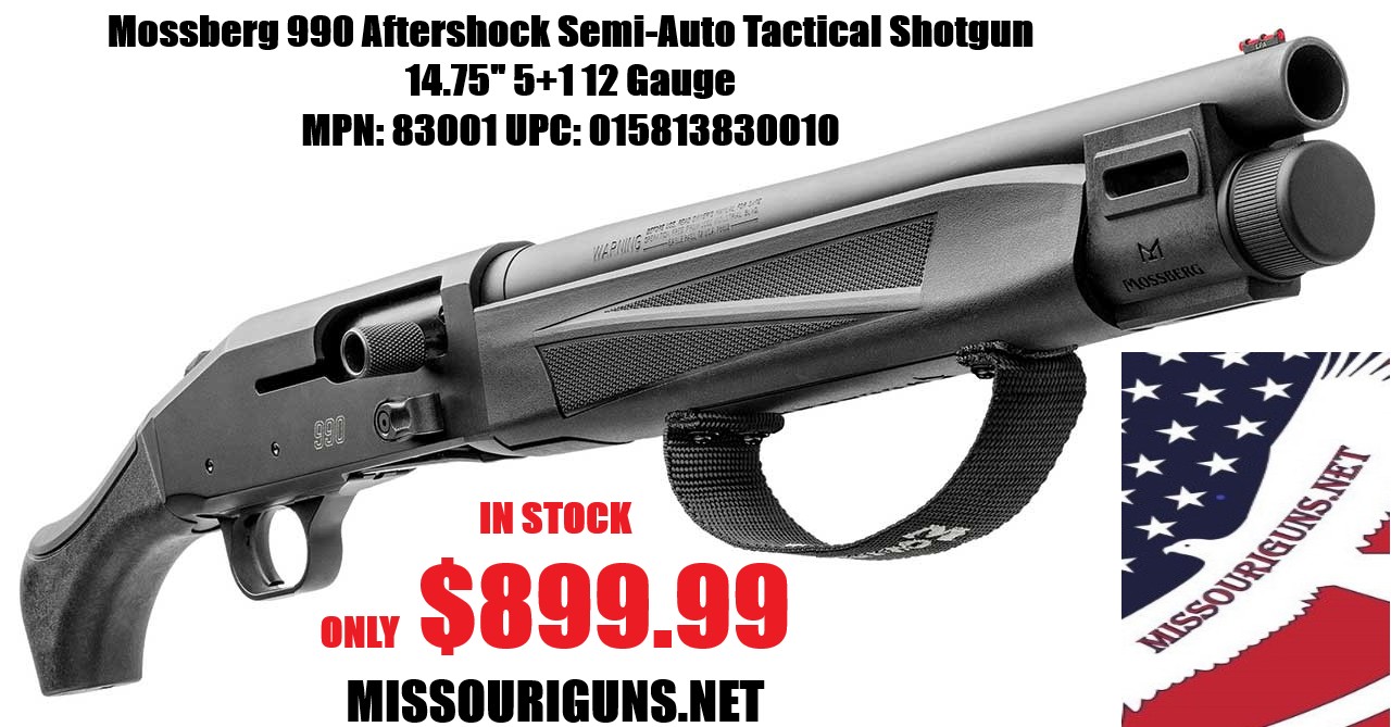 Mossberg 990 Aftershock Semi-Auto Tactical Shotgun 14.75″ 5+1 12